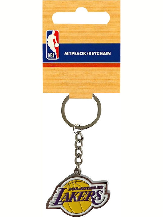Gim Keychain Angeles Lakers Metallic Team Los Angeles Lakers