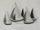 Freebox Wall Decor Anthracite White Gold Metallic 92x3x56cm
