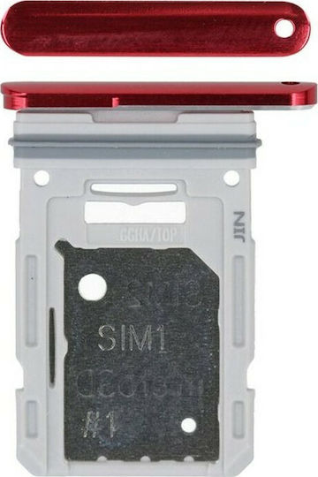 Samsung Υποδοχή Κάρτας Sim Κόκκινο Galaxy S20