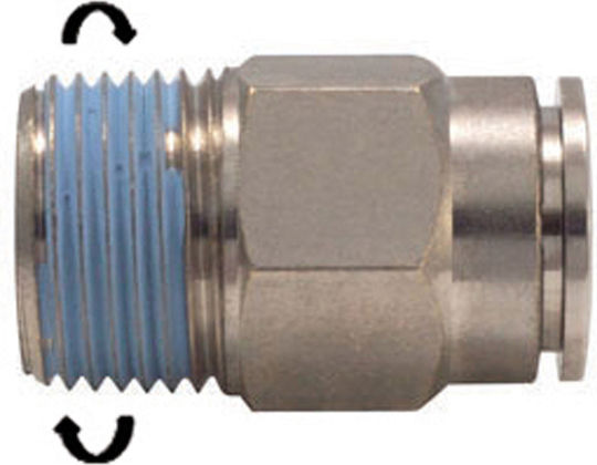 OMG 520 Σύνδεσμος Αρσενικός 1/4" Φ12