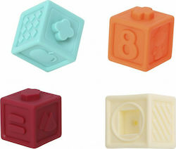 Tooky Toys Cuburi Numbers pentru 1+ ani 12buc