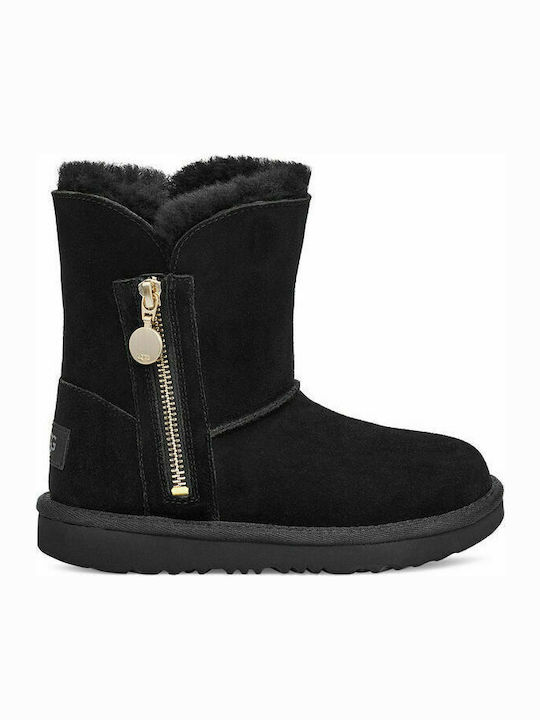Bailey Kids Boots with Zipper Black
