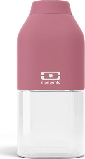 Monbento Positive S Bottiglia Grătare comerciale Plastic con tappo a vite Roz 330ml