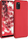 Soft Umschlag Rückseite Silikon Rot (Galaxy A31)