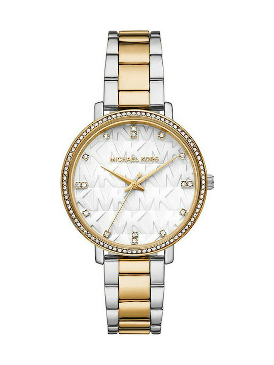Michael Kors Pyper Damen Uhr mit Metallarmband Silver / Gold