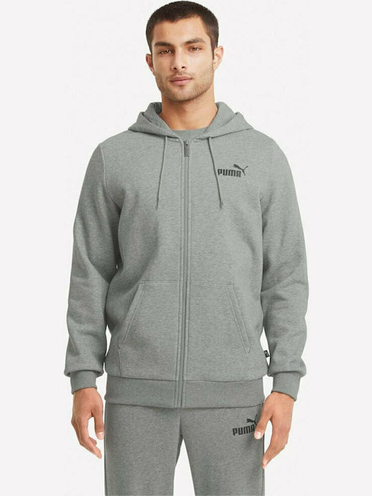 PUMA Essentials Sweatshirt with Hood Gray