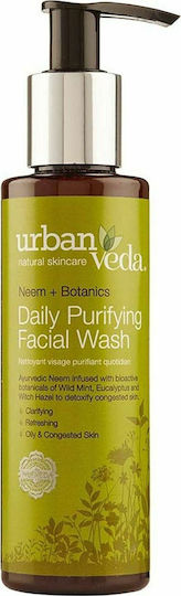 Urban Veda Neem + Botanics Daily Purifying Face Wash Κρέμα Καθαρισμού Προσώπου για Ακνεϊκές Επιδερμίδες 150ml