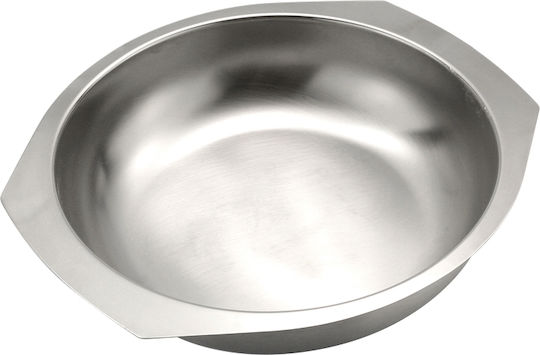 Sunnex Inox Salad Bowl Silver 25x25cm