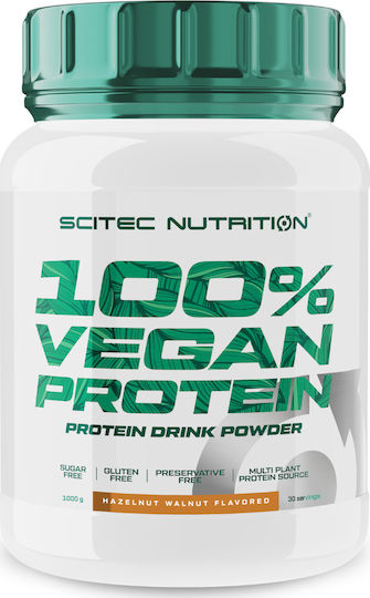 Scitec Nutrition 100% Vegan Protein Gluten & Lactose Free with Flavor Hazelnut Walnut 1kg