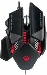 Meetion GM80 RGB Gaming Gaming Maus 4000 DPI Schwarz