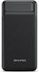 Awei P6K Power Bank 20000mAh με 2 Θύρες USB-A Μ...