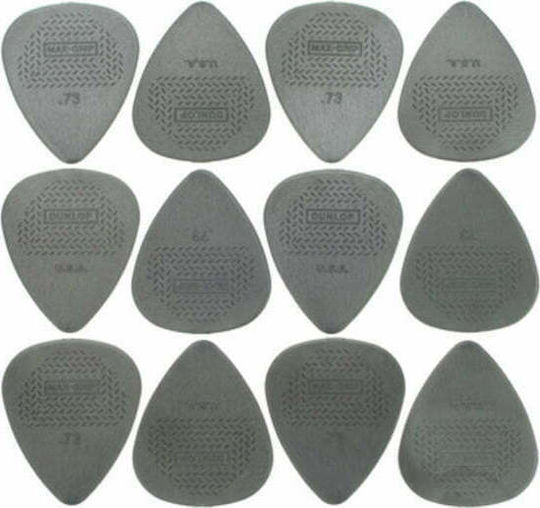 Dunlop Picks Guitar Max-Grip Nylon Standard Pick Thickness 0.73mm Set 12pcs