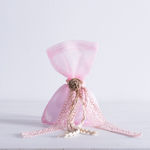 Christening Favor in Pouch made of Fabric 50pcs