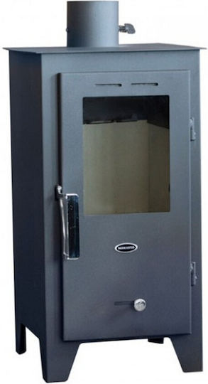 Agorastos ΣΑ 5 New Μεταλλική Ξυλόσομπα 8kW Μαύρη