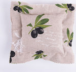 Christening Favor with Cushion Ελιές made of Fabric