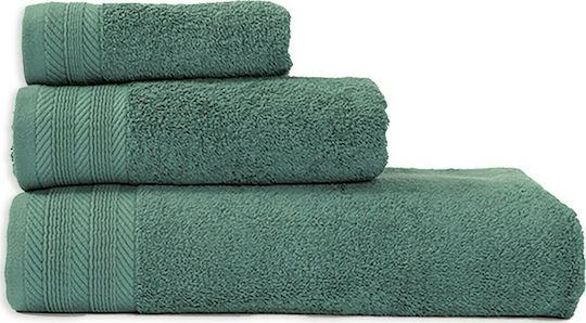 Nef-Nef Homeware Hand Towel 30x50cm 1164 Green Weight 550gr/m²