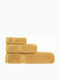 Nef-Nef Homeware Badehandtuch Aegean 80x160εκ. Mustard Gewicht 705gr/m²