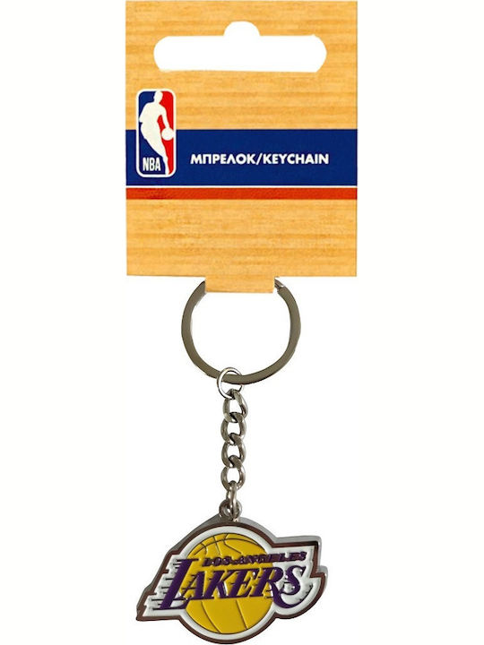 NBA Μπρελόκ Los Angeles Lakers 558-50520 Μεταλλικό Ομάδας Κίτρινο