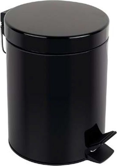 Interflex Metallic Bathroom Basket 5lt Black
