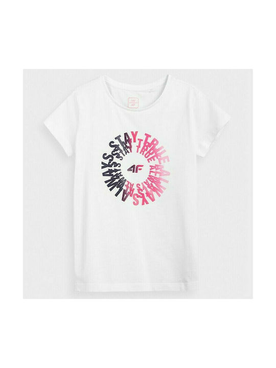 4F Kids T-shirt White