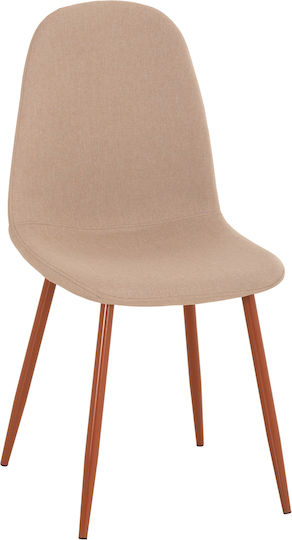 Leonardo Stühle Speisesaal Beige 4Stück 45x47x87cm