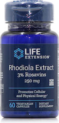 Life Extension Rhodiola Extract 250mg 60 φυτικές κάψουλες Life Extension Rhodiola Extract 250mg 60 φυτικές κάψουλες