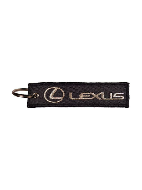 Schlüsselanhänger Lexus Stoff Schwarz