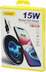 Andowl Încărcător Wireless (Qi Pad) 15W Negruς (Q-PD20)