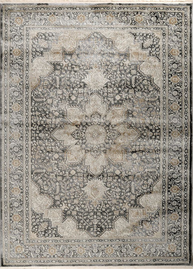 Tzikas Carpets 34344-970 Bedroom Rug Set Empire Black-Gold 125-0-342-34344-970 3 Pieces