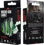 Maxlife Geflochten USB 2.0 auf Micro-USB-Kabel Grün 1m (MXU-04GR) 1Stück