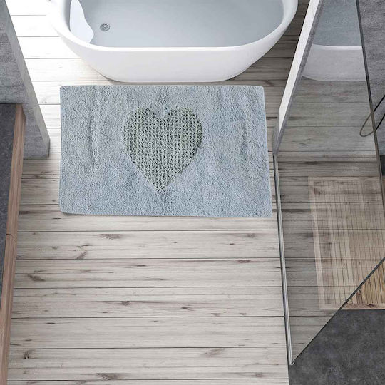 Das Home Бански Килим Памук 0576 420760900576 Светлосин 60x90см