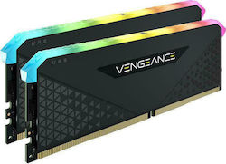 Corsair Vengeance RGB RT 16GB DDR4 RAM cu 2 module (2x8GB) și