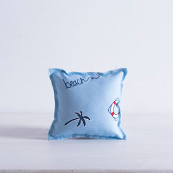 Christening Favor with Cushion made of Fabric