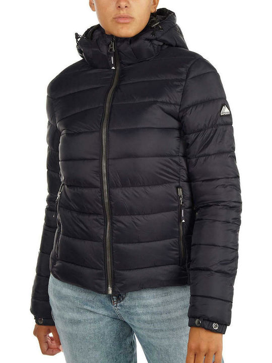 Superdry Fuji Kurz Damen Puffer Jacke für Winte...