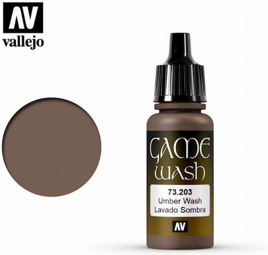 Acrylicos Vallejo Game Χρώμα Μοντελισμού Wash 18ml