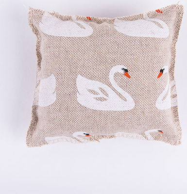 Christening Favor with Cushion Κύκνος made of Fabric