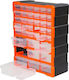 Kendo Συρταριέρα Εργαλείων Plastic 39 Compartments W38xD16xH47.5cm 90248