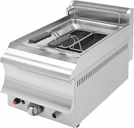 Visvardis Boiler de gătit Pe gaz pentru paste cu capacitate 15lt și putere maximă 7kW 40x70x32cm