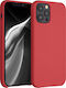 KWmobile Rubber Back Cover Σιλικόνης Κόκκινο (i...