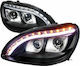 Sonar Μπροστινά Φανάρια Led για Mercedes-Benz S Class W 220 1998-2005 2τμχ