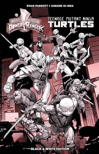 Mighty Morphin Power Rangers/Teenage Mutant Ninja Turtles, Vol. 1 Black & White Edition