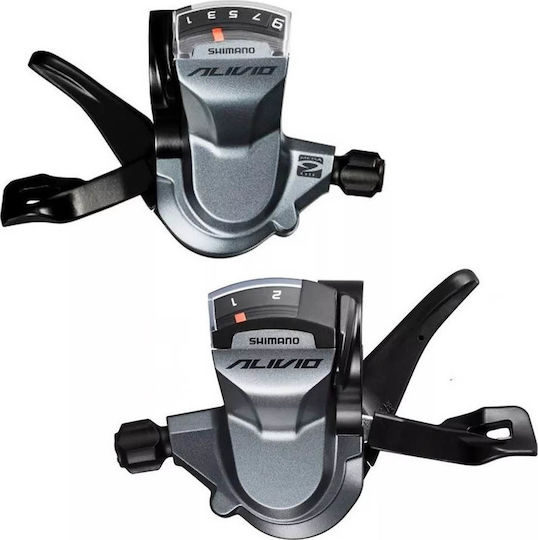 Shimano Alivio SL-M4010-L / SL-M4000-R Σετ Λεβιέδες Ταχυτήτων Ποδηλάτου 2 x 9SP