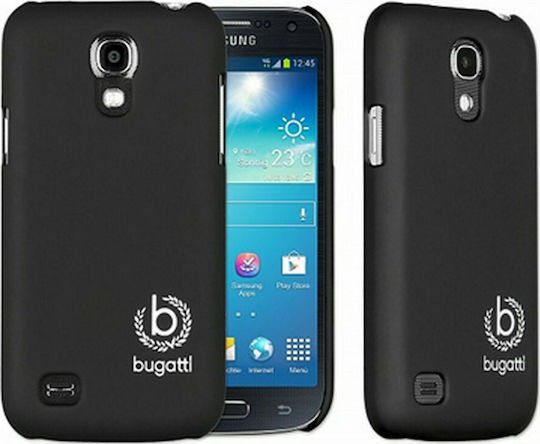 Bugatti Clip On Umschlag Rückseite Silikon Schwarz (Galaxy S4 Mini)