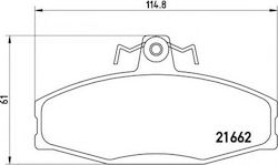Brembo Bremsbelag Vorderseite Brembo Bremsbelag Vorderseite