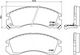 Brembo Σετ Τακάκια Εμπρός για Mitsubishi L200