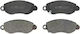 Brembo Bremsbelag Hinten für Ford Transit