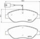 Brembo Σετ Τακάκια Εμπρός για Fiat Bravo Lancia Delta / Lybra