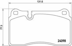 Brembo Bremsbelag für Volkswagen Touareg