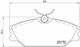 Brembo Brake Pad Rear for Renault Clio / Laguna / Megane / Scenic / Safrane