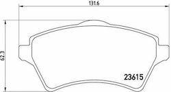 Brembo Brake Pad Rear for Land Rover Freelander